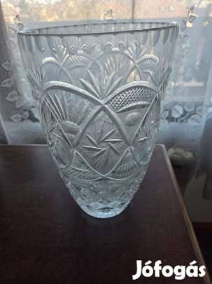 Kristályváza 30 cm