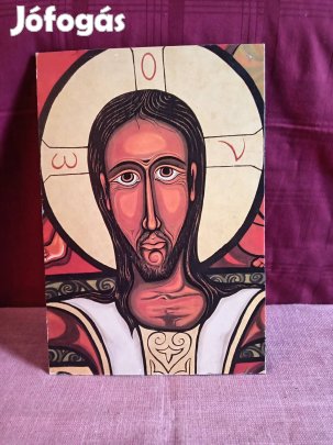 Krisztuskép, vallási témájú tárgy ,falikép 