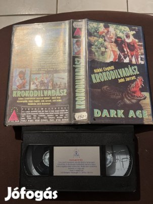 Krokodilvadász horror vhs 