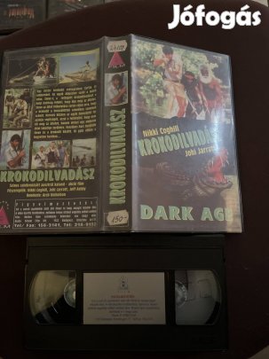 Krokodilvadász horror vhs kistok 