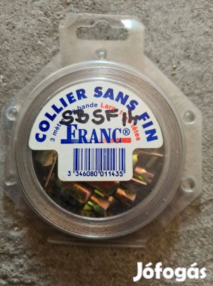 Króm acél szalag. bilincs