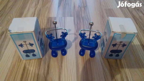 Krómozott és műanyag, figurás mobiltelefon tartó, asztali dísz 500 Ft