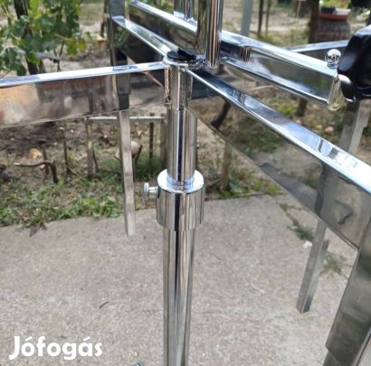 Krómozott ruhatartó állvány