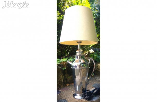 Krómozott steampunk lámpa