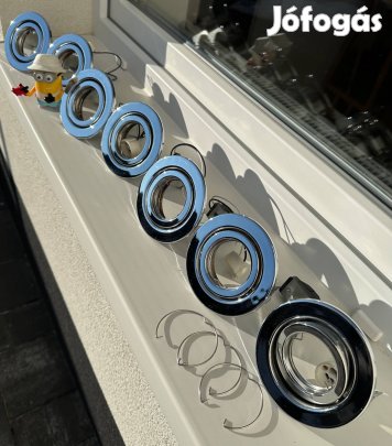 Krómozott süllyeszthető, billenthető spotlámpák -7 db