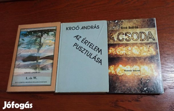 Kroó András könyvcsomag / 3 db könyv