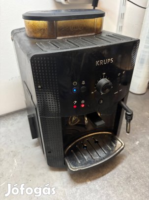 Krups EA 81 fekete kávéfőző, kávégép