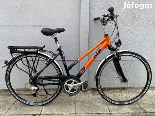 Ktm 28-as aluvázas agydinamós Trekking kerékpár