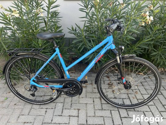 Ktm 28-as újszerű trekking, aluváz-M,3x9, tárcsafék!