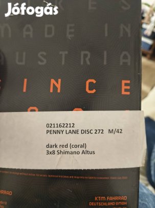 Ktm Penny Lane kerékpár 