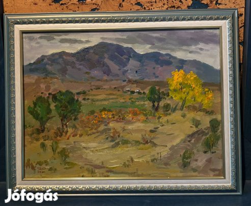 Küşli sziklája 30x40 cm festmeny