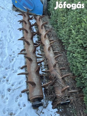 Kühne Ktl 7 vésőeke / talajlazító késes henger - használt (pár)