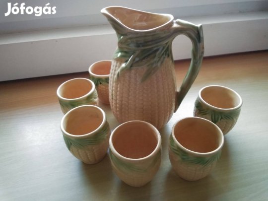 Kukoricás kancsó + 6 db pohár