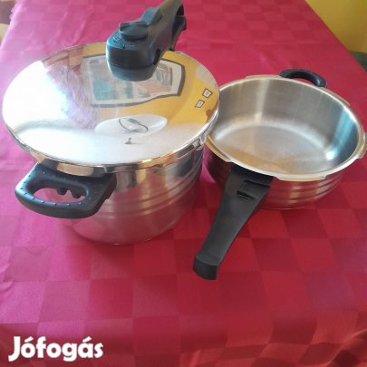 Kukta készlet 2 db.os 18/10es 6 és 3 L.es