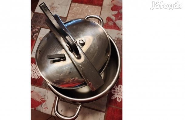 Kuktafazék, rozsdamentes, 4,5 l-es