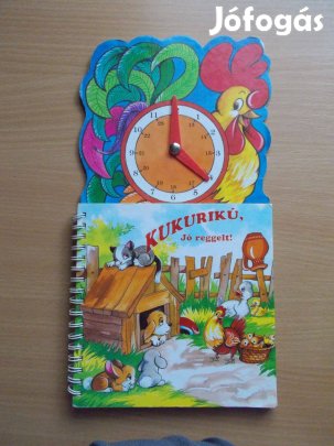Kukurikú, jó reggelt! / Spirálos lapozó órával