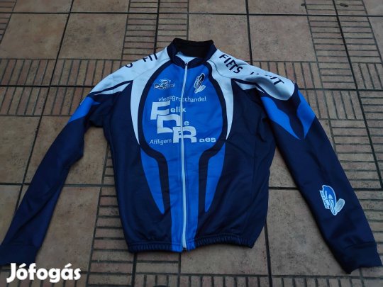 Kulacstartós kerékpáros biciklis bélelt hosszú ujjú mez M