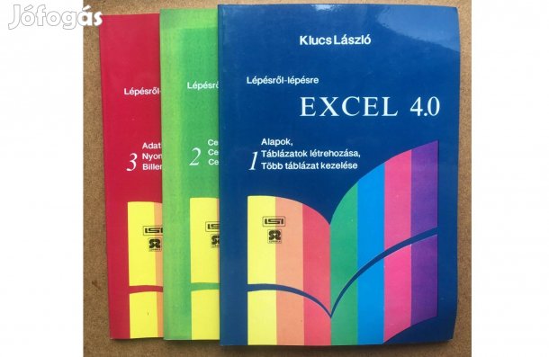 Kulcs László: Excel 4.0 Lépésről Lépésre I., II. II