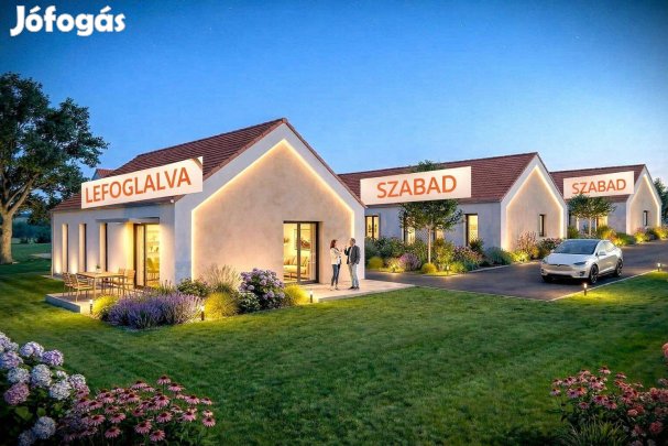 Kulcsrakészen nappali+3 szobás ikerház eladó