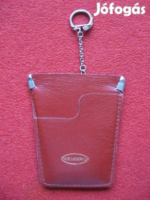 Kulcstartó - barna bőr