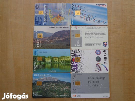 Külföldi telefonkártyák