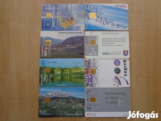 Külföldi telefonkártyák