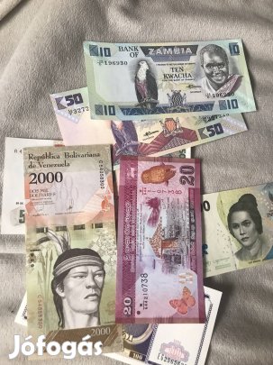 Külföldi unc bank jegyek 