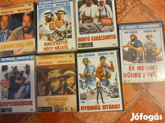 Különböző Piedone eredeti DVD lemez