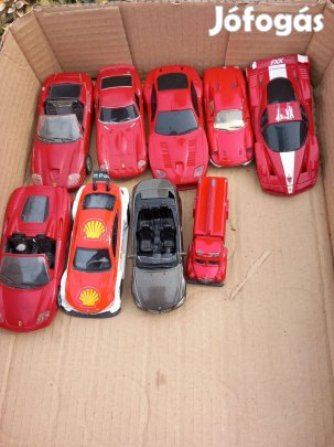 Különböző Schell Ferrari modell makett autó