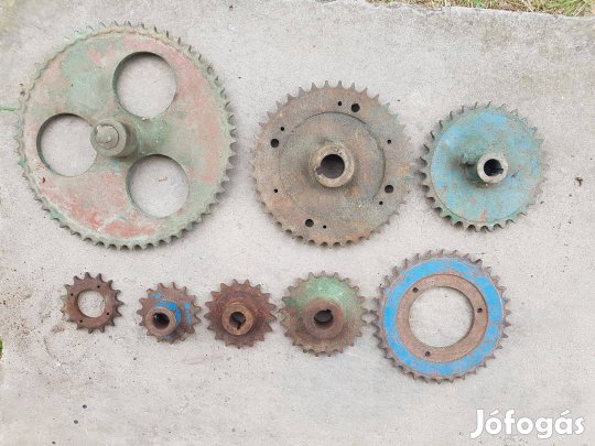 Különböző átmérőjű lánckerekek olyan is ami nincs az első képen