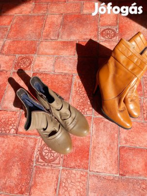 Különböző bélelt női bőr csizma 38