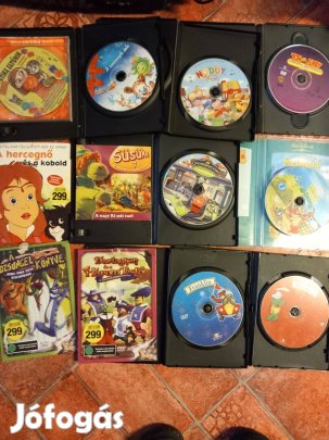 Különböző eredeti DVD mese lemez