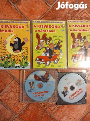 Különböző eredeti Kisvakond DVD lemezek