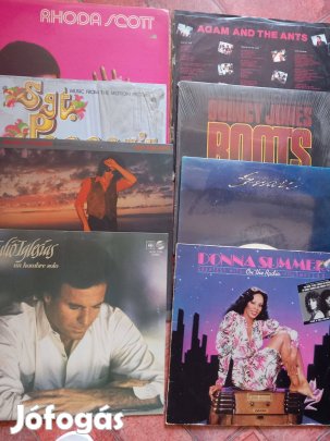 Különböző hibátlan külföldi bakelit nagy lemez