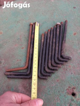 Különböző hosszúságú talpszelemen vas króm-vandánium minőség