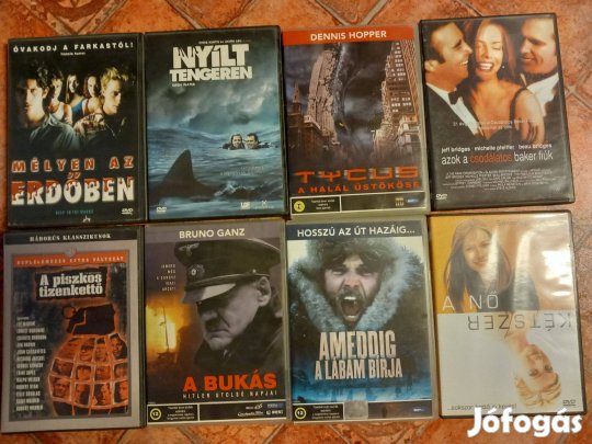 Különböző kalandfilmek eredeti DVD lemez