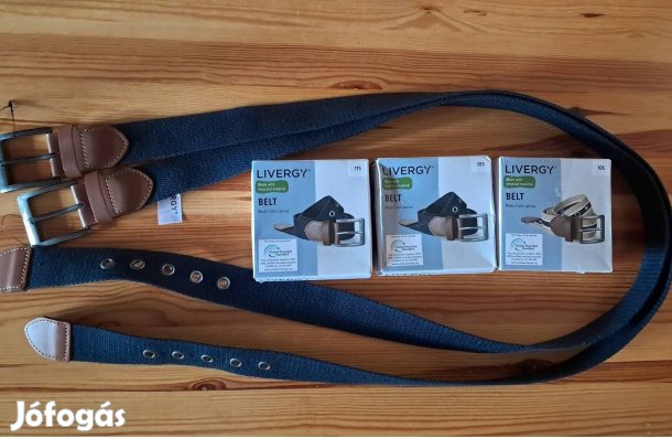 Különböző méretű vászony anyagú öv