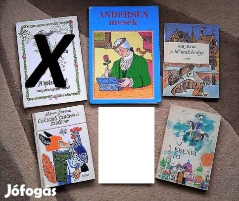 Különböző népszerű gyermekkönyvek (össz. 5 db.)