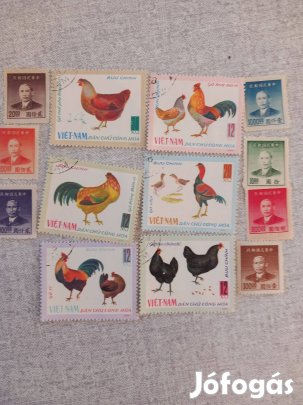 Különböző régi bélyegek