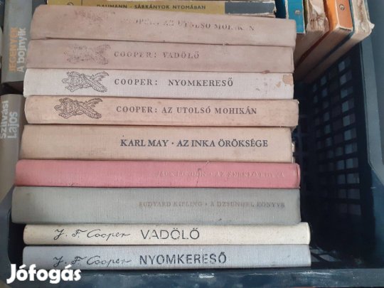 Különböző retro indián kalandregények