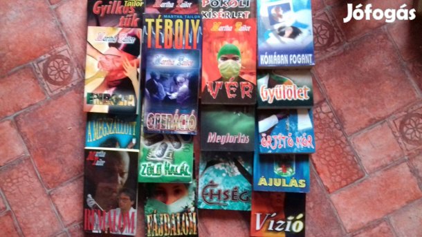 Különböző új állapotú orvosi krimi 3db-os csomagba