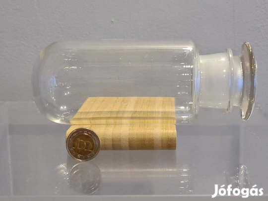 Különleges 16cm-es gyógyszertári patika üveg / labor üveg eladó