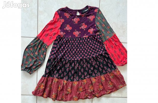 Különleges Desigual lányka ruha 7-8 évesnek!