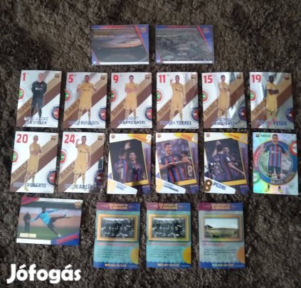 Különleges Fc Barcelona gyűjtői lapok