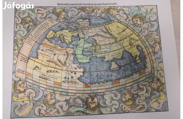 Különleges Ritka Antik Nagyméretű Térképek Gyűjteménye hibátlan állapo