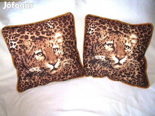 Különleges díszpárna db ár Tigrises 42x42 egyforma 2 oldalas puha