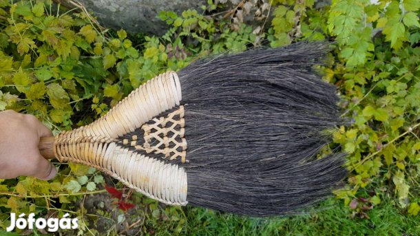 Különleges egyedi bambusz lószőr mágus - boszokrány seprű partfis