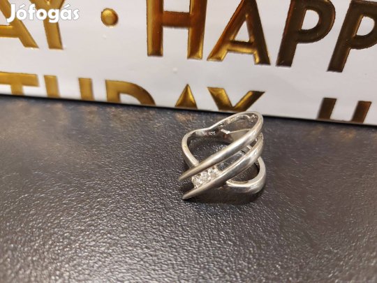 Különleges formájú,női ezüst gyűrű eladó