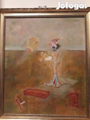 Különleges hangulatú festmény!