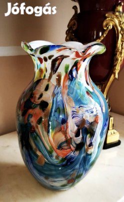 Különleges muránói üveg váza